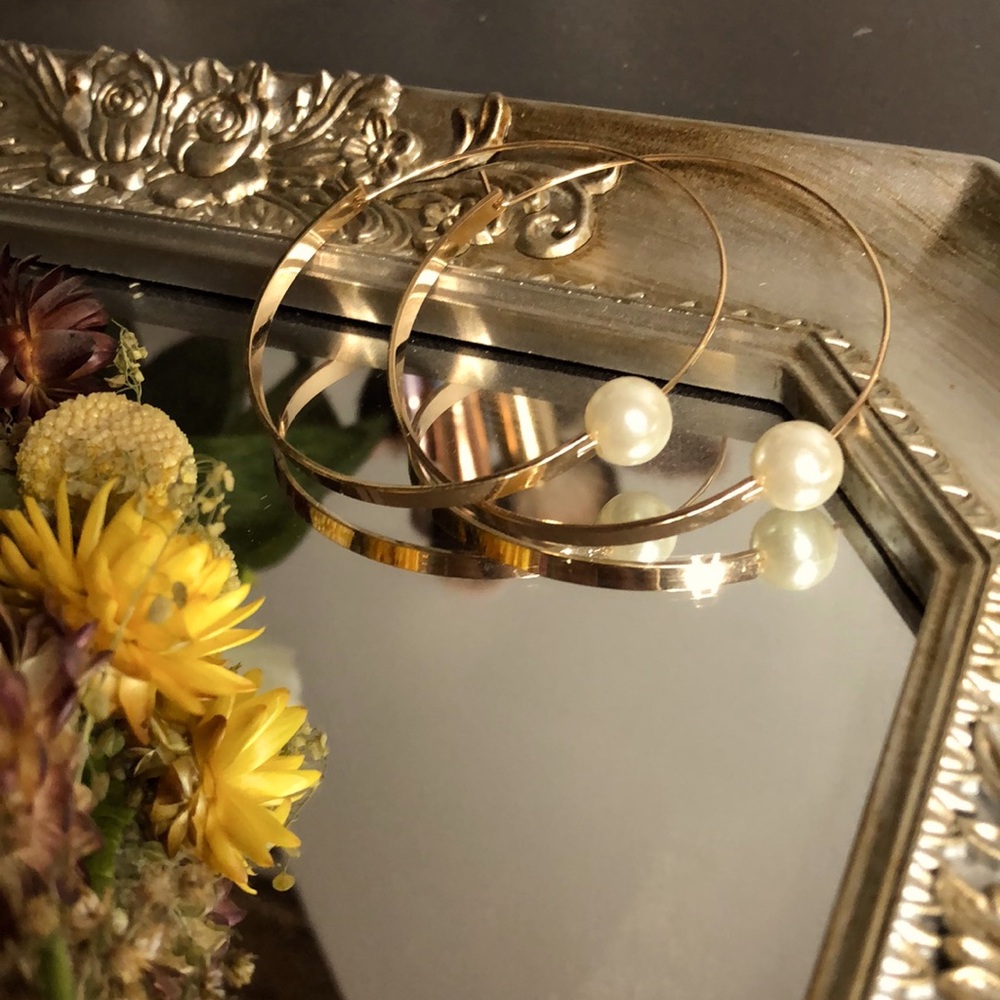 Pearl Gold Earrings